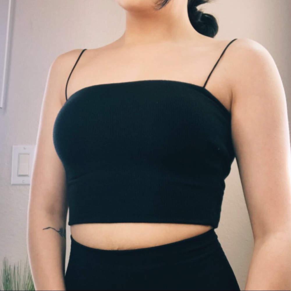 Black Crop Top